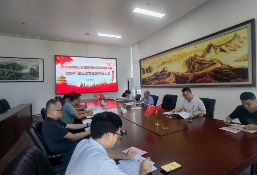 【匯元集團(tuán)】召開2024年第三次黨支部黨員大會(huì)